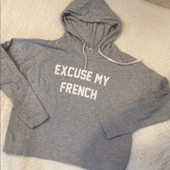 𝅺copy - Gray forever 21 hoodie H - Picture 1 of 6